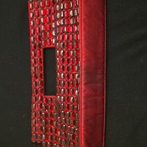 Red Gemstone Clutch